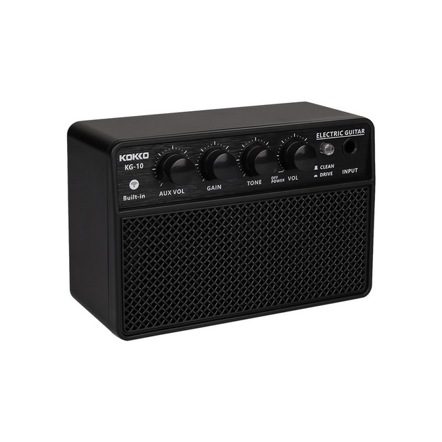 KOKKO 10W Small Electric Guitar Amp Mini Portable Guitar Practice Speaker