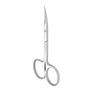 Ciseaux à cuticules multifonctionnels de qualité supérieure, en acier inoxydable courbé et tranchant, avec poignée ergonomique pour les soins des ongles, outils de manucure, pour droitiers - Product Image 3