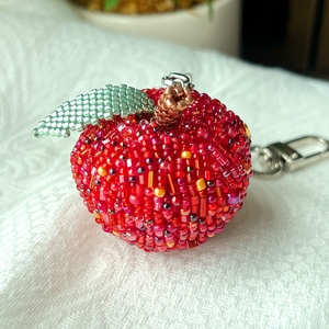 Kit de broderie en perles plastiques DIY - Perles en forme de pomme 3D, broderie en perles, soulagement du stress, fabrication artisanale, vidéo en <span class=keywords><strong>anglais</strong></span> pour débutants, pour filles - Product Image 5