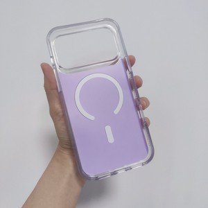 Funda magnética de calidad con láser de colores y cubierta trasera transparente para iPhone 17 Pro Max 16 15 14 13 12 11, y para Samsung S26 - Product Image 3