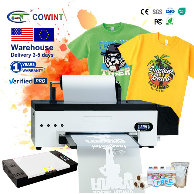 New Epson L1390 A3 DTF Single Head Automatic Printer Desktop Production Machine Small Business High Quality Printing Equipment