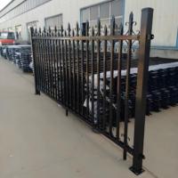 Valla de Seguridad para Jardín de 6 Pies, Recubierta de Polvo, de Alta Calidad, Resistente a la Oxidación, Ecológica, de Hierro Forjado Plano, Venta al Por Mayor OEM