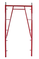 Échafaudage industriel pliable pour échelles et coffrages, cadre portable, couleur personnalisable, acier galvanisé haute résistance pour la construction