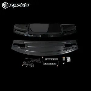 Auto Exterior Accessories Abs Glossy Black Front Top Roof Spoiler Lamp Led Roof Light For Car Roof Land Rovers Defender