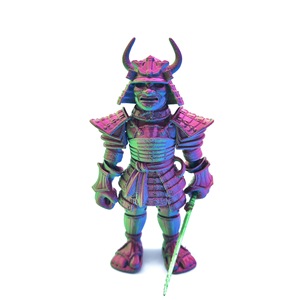 Modelo de Juguete de Guerrero Samurái Japonés Impreso en 3D, Articulaciones Móviles, Adornos Retráctiles, Caja con Péndulo, Nuevo Modelo de Plástico para Niños - Product Image 3