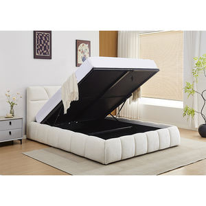 king <b>single</b> <b>bed</b> <b>set</b> platform modern bedroom modern up-holstered queen luxury double king size wooden <b>bed</b> frame - Product Image 3