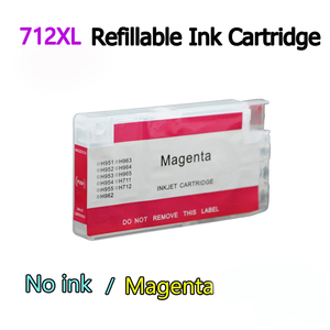 Cartucho de Tinta de Recarga HP712 HP712XL de 4 Colores/Juego con Chip o Sin Chip para Impresoras <span class=keywords><strong>HP</strong></span> <span class=keywords><strong>Designjet</strong></span> T210 T230 T250 <span class=keywords><strong>T630</strong></span> T650 - Product Image 5