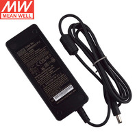 Adaptateur secteur de bureau AC-DC de qualité médicale Mean Well GSM60A24-P1J 60W 24V 2.5A, alimentation électrique, efficacité de 90,5 %, garantie de 3 ans