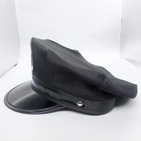 Sombrero de Cosplay de oficial de policía adulto, accesorios de poliéster de estilo informal para puesta en escena, Gorras de fiesta de Halloween para festivo