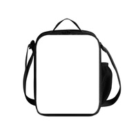 Sacs à déjeuner isothermes en polyester personnalisables, écologiques, avec fermeture éclair, pour enfants et adultes, parfaits pour la sublimation DIY.