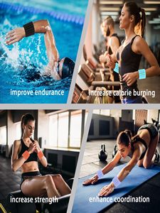 Poids de poignet et de cheville magnétiques personnalisés en silicone, <span class=keywords><strong>barre</strong></span> en fer, poids de poignet et de cheville portables, imperméables, pour l'entraînement physique - Product Image 4