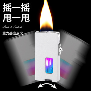 Encendedor de Gas Butano Recargable Gravity con Función Antiviento, Diseño Metálico para Viajes - Product Image 4