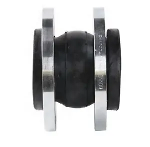 Rubber Joint HuaYuan Factory Supply 2023 Hot Selling Widely Used Flanged Liner Rubber Bellows Expansion Joint Single Sphere Rubber Joint