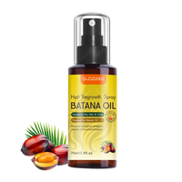 Spray capillaire hydratant sans rinçage à l'huile de Batana du Honduras pour la croissance des cheveux et la stimulation de la repousse - Marque privée