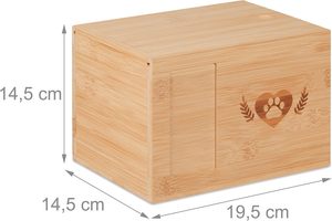 Guci Abu Hewan Peliharaan dari Bambu yang Dipersonalisasi dan Penuh Perhatian untuk Kenangan Hewan Peliharaan Tercinta - Product Image 4