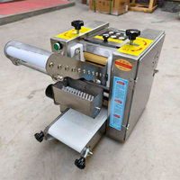 Machine électrique automatique pour la fabrication de peaux de raviolis et de wontons, presse à pâte commerciale pour peaux de raviolis rondes et carrées
