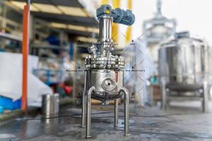 200L-20000L Liquid Chemical Stainless Steel 304/316 Mixing Tank With Agitator <b>Jacketed</b> <b>Heating</b> Mixer Tank Reactor - Product Image 3