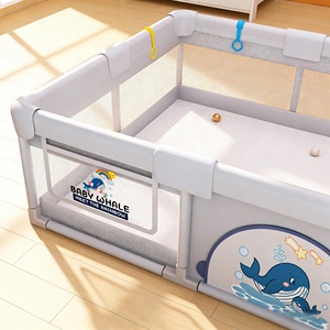<span class=keywords><strong>Parc</strong></span> de jeu spacieux <span class=keywords><strong>pour</strong></span> bébé avec clôture pliable <span class=keywords><strong>pour</strong></span> tout-petits et bébés, rangement facile et <span class=keywords><strong>espace</strong></span> sécurisé <span class=keywords><strong>pour</strong></span> ramper - Product Image 4