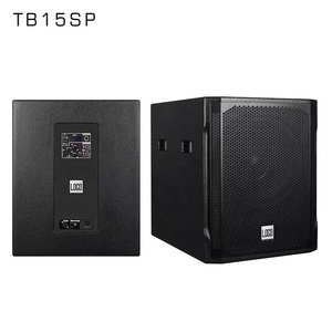 Subwoofer actif RIY TB15SP de <span class=keywords><strong>15</strong></span> pouces, 1300 W, avec corps en bois, fonction radio, design durable pour bars, discothèques - Product Image 1