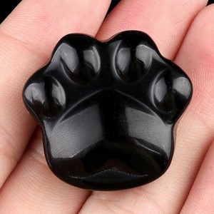 Figura de pata de gato de piedra semipreciosa natural de chakra de 28 mm, tamaño mini, adornos para habitación, cristal, Reiki, curación, estatua de cuarzo amatista - Product Image 4