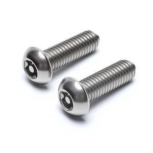 สกรูป้องกันการโจรกรรมสแตนเลส 304 หัวกลม เมตริก 8g ระดับ 8.8 ทอร์กซ์ ภายใน GB/T2672 - Product Image 1