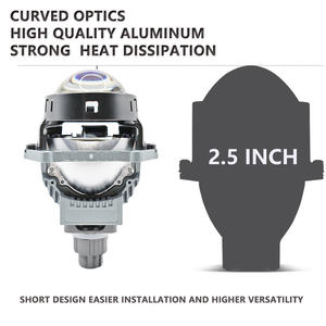 आइडिसन टी 16-2.5 इंच 65w <span class=keywords><strong>75w</strong></span> 6000k 4000k 7100 मिली ऑटो सुपर उज्ज्वल कार हेडलाइट बल्ब बी-एलईडी प्रोजेक्टर लेंस संगत कार्लाइट - Product Image 2