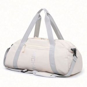 Sac de sport de voyage personnalisé en polyester imperméable avec fermeture éclair et logo, idéal pour la séparation sec/humide, activités de plein air, vente en gros - Product Image 1