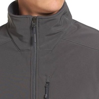 Veste de sport de plein air résistante à l'eau pour hommes, manteau d'hiver à coquille souple, avec capuche en fourrure, polyester imperméable, tricot de mouton uni, vente en gros