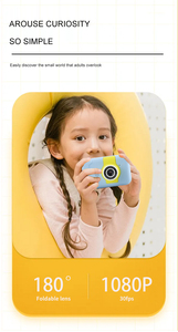 GRATISES MUNABEL NEXT K25 niedliche Cartoon Kamera Kinder Selfie Kamera Kinder Spielzeug 1080p Kinder Digital-Mini-Kinderkamera - Product Image 2
