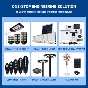 Nuevo producto Luz de carretera al aire libre Ip67 Impermeable Aluminio fundido a presión COB 80W 100W 120W Lámpara de calle solar led todo en uno integrada - Product Image 3
