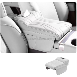 समीकरण तेंदुए 5/8 आर्मरेस्ट बॉक्स के साथ ऊंचाई-बढ़ते पैड विशेष केंद्रीय कोहनी आराम ऊतक भंडारण बॉक्स-नई स्थिति - Product Image 1