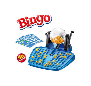 Bingo Lotto Game Set - 90 Balls, 48 Bingo Cards, and 80 Chips (Commonwealth Version)