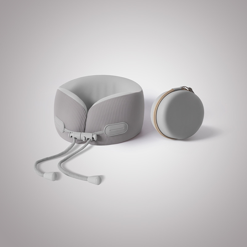 หมอนสีเทา + ถุง EVA สีเทา