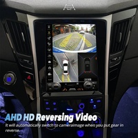 Écran Tesla 2DIN OLED 10,4 pouces Lecteur autoradio de voiture Lecteur CD pour Sonata 8 YF 2011-2015 Android 13 DSP Radio stéréo GPS Carplay