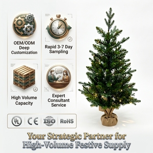Árbol de Navidad Artificial Grande de Abeto Canadiense Preiluminado de 4 pies de National Tree Company, 100 Luces Transparentes, 230 Puntas, Incluye Soporte - Product Image 6