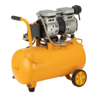 Machine portable sans huile 24L pour la peinture par pulvérisation, le pompage et le nettoyage 750W Mini Compresor De Aire Portatil