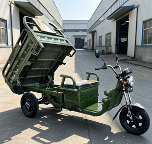 Tricycles de haute qualité approuvés par la CEE, 1000 W, avec benne ouverte de 1,5 x 1 m, capacité de charge de 600 à 800 kg - Product Image 2