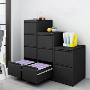 Wholesale 2 3 4 <b>Drawer</b> Metal Vertical Filing Cabinet Steel Foolscap <b>File</b> Cabinet - Product Image 4
