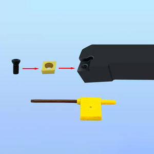 حامل أداة خراطة خارجي قابل للفهرسة SCLCR2020K09 20x125 مم لماكينات الخراطة <span class=keywords><strong>CNC</strong></span> - Product Image 6