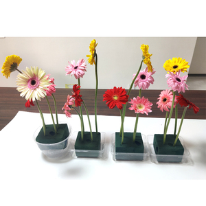 Schiuma floreale verde umido e secco schiuma di fiori per la composizione di fiori freschi e artificiali, <span class=keywords><strong>fioraio</strong></span> in schiuma vegetale forniture per artigianato e matrimoni - Product Image 2