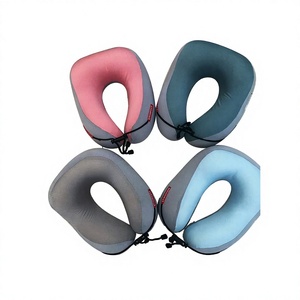 Cuscino da Viaggio a U in Memory Foam, Pieghevole, Leggero, Personalizzabile, Supporto per il Collo, in Poliestere con 300 Fili - Product Image 1