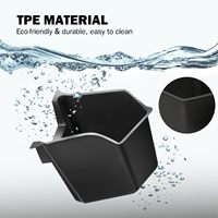 Boîte de rangement double face pour coffre de Model Y, personnalisable, portable, multi-niveaux, organisateur d'objets divers, anti-poussière, pour accessoires de voiture
