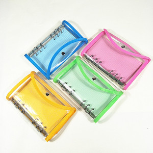 A6 PVC Notebook <strong>Binder</strong> <strong>Budget</strong> Planner <strong>Binder</strong> Cover 6 Hole Ring for A6 Filler Paper Folder Cover with Buckle Closure - Product Image 5