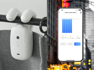 Robot de rideau intelligent Tuya WiFi avec application, compatible avec Alexa, <span class=keywords><strong>Google</strong></span> Home et passerelle pour maison connectée - Product Image 5