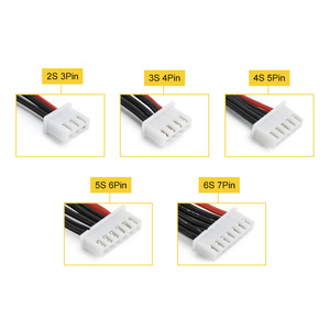 JST-XH 2S 3S 4S 5S 6S 7pin kết nối Nam đến Nam 22AWG 200mm Cân bằng dây LiPo pin cân bằng cáp cho <span class=keywords><strong>RC</strong></span> sạc - Product Image 2