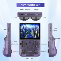 Console de jeu rétro portable K36, nouveau lecteur de jeu de poche, 50+ émulateurs intégrés, système Linux, jeux vidéo Ps1/Psp/N64/Ds