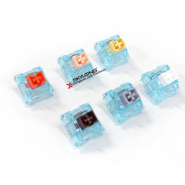 Hot selling Skyloong Glacier Tactile Linear Brown/Red/Silver/White/Yellow Mechanical switch keyboard for manufacturer