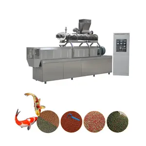 Industry Floating Fish Feed Making Machine Aquatic Fish Food Processing Extruder