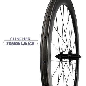 Jantes Carbone Personnalisées sans Logo OEM ODM pour Vélo de Course, Roues Carbone 700c pour Vélo de Route à <span class=keywords><strong>Frein</strong></span> V/<span class=keywords><strong>Frein</strong></span> à Disque - Product Image 4