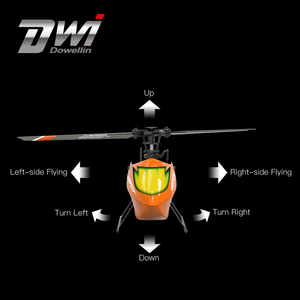 DWI Dowellin C129Firefox Máy Bay Trực Thăng Điều Khiển Từ Xa Điều Khiển Từ Xa <span class=keywords><strong>3D</strong></span> FG Bằng Nhựa 4CH 2.4G Điều Khiển Từ Xa RTF Có Con Quay Hồi Chuyển 6 Trục - Product Image 6